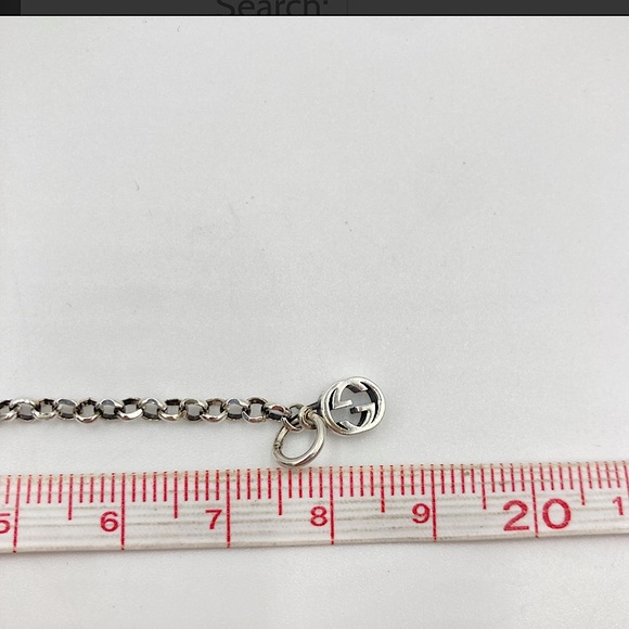 GUCCI UNISEX DOUBLE G KEY ARABESQUE BRACELET - Picture 12 of 15